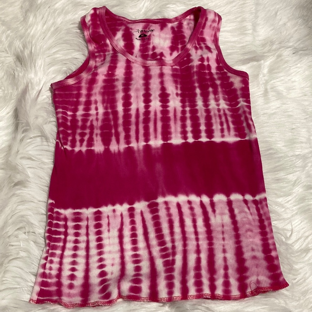 ativa Pink Tiedye tank top